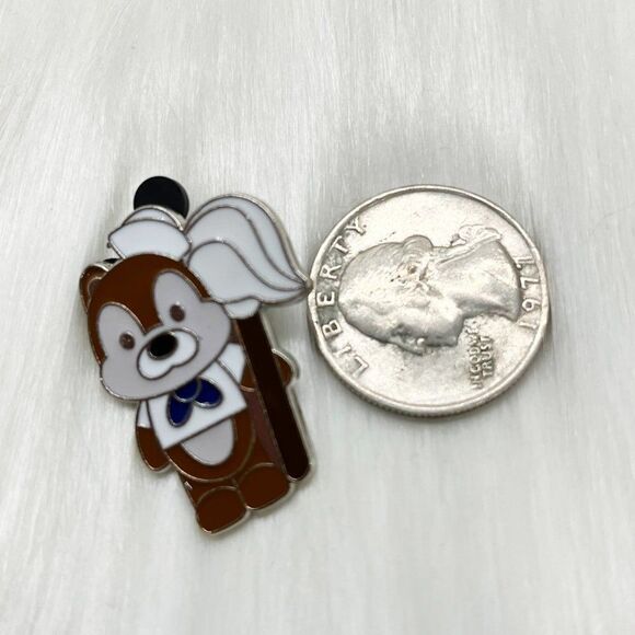 🔮 5/$25 Disney Cruise Line Chip 'n' Dale Cute Chip Sailor With Mop Pin - Picture 2 of 3